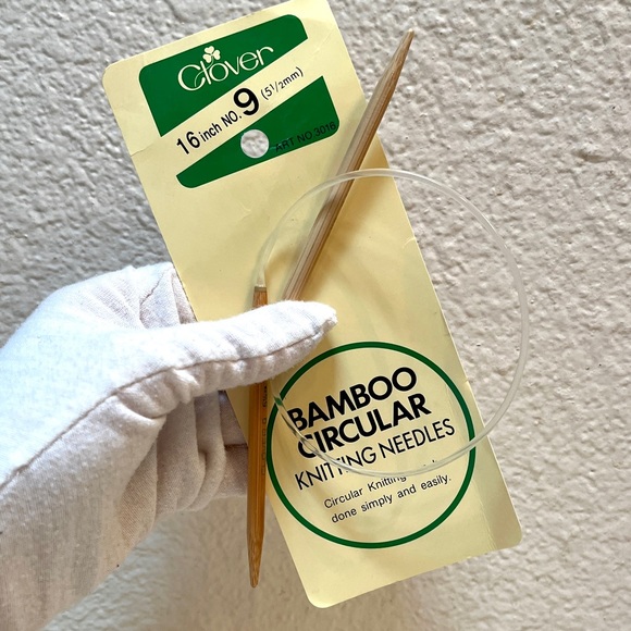 Circular Knitting Needles. Bamboo. Clover Needle Craft. Made in Japan. NEW. - Picture 3 of 6